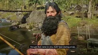 The Gay NPC of Butcher Creek Scolds Arthur for Being too Close - Red Dead Redemption 2