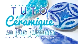 [TUTO] Imitation Céramique - Polymer Clay Faux Ceramic