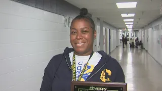 Roy Guess Elementary School's Taylor Allen is a 12News Golden Apple Award winner