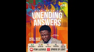 FIVE DAYS OF UNENDING ANSWERS || PROPHETIC PRAYER CONTACT || 15TH APRIL 2024