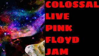 Colossal Live Pink Floyd Style Jam | Guitar Backing Track in E Minor