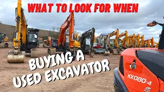 BUYING A USED EXCAVATOR || HOW TO BUY AN EXCAVATOR