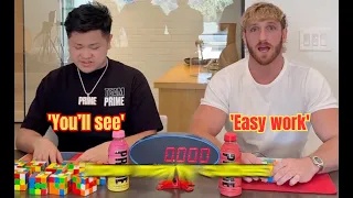 Logan Paul Gets Completely Destroyed in Rubik's Cube Competition