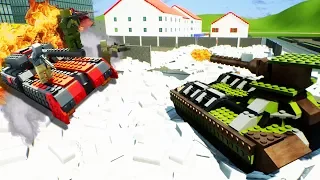 Lego Tank Battle Ends in Destruction! (Brick Rigs Gameplay)