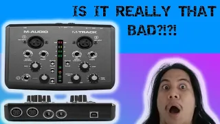 Reviewing the M-Audio M-Track Audio Interface