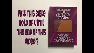Unboxing & Initial Impressions of the 1901 ASV Bible