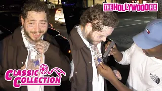 Post Malone Gets His Diamonds Tested For Authenticity While Leaving The Nice Guy In West Hollywood