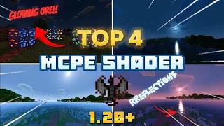 🔥Top 4 shader for Minecraft 1.20.60 | 🔥 BETTER THAN RTX GRAPHICS!! IN MCPE | Shader for Mcpe 1.20