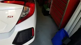 2017 Honda Civic Si spare tire kit trunk mat installation