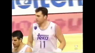 Arvydas Sabonis - Real Madrid - Olympiakos - 1995 - Euroleague Final 23 Points Highlights