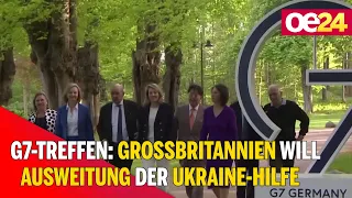 G7-Treffen: Großbritannien will Ausweitung der Ukraine-Hilfe