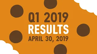 Reporting Q1 2019 earnings: Strong start to the year demonstrating progress against strategy