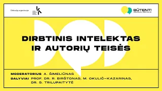 Dirbtinis intelektas ir autorių teisės.