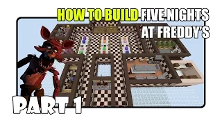 How To Build Five Nights at Freddy's Map in Minecraft - Part 1 (Fnaf 1 Map)