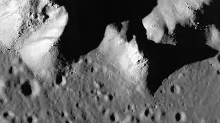 LRO Pan Across Copernicus Crater Central Peak [1080p]