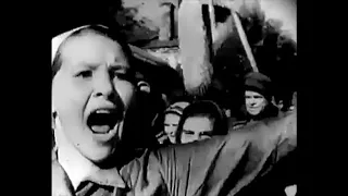 Кинохроники СССР. Освобождение Брянска 17  сентября 1943 года. Киножурнал.