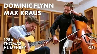 Bach "Sarabande" from BWV 1004 played by Max Kraus, bass and Dominic Flynn on a 1986 Thomas Humphrey