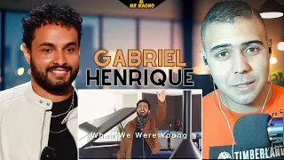 First Time Hearing | Gabriel Henrique - When We Were Young (Adele Cover) REACTION