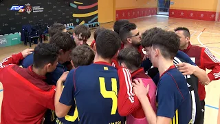 Resum Catalunya sub 16 masculina - C. Valenciana. Fase prèvia del Campionat d'Espanya de futbol sala