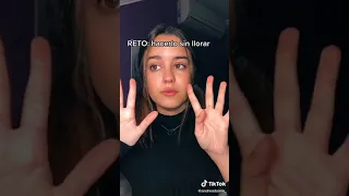 Reto sin llorar 😢[tik tok]