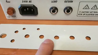 how to transfer labels to the amplifier panel