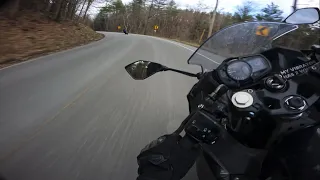 Ninja 400 vs ZX6R!!