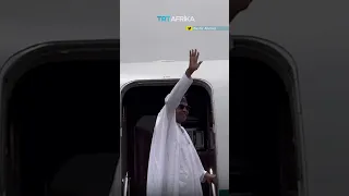 Former president of Nigeria Muhammadu Buhari heads to his hometown, Daura, Katsina