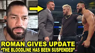 Roman Reigns Gives Update "The Bloodline Has Been Suspended From WWE" As Solo & Tama Tonga React