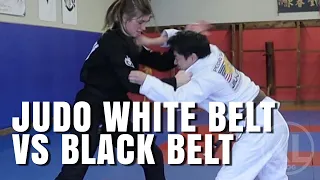 I Challenged A Judo Black Belt to A Match | White Belt vs Black Belt