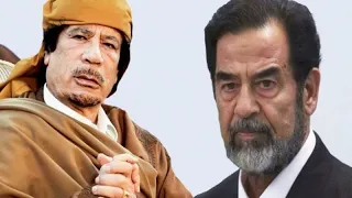 İşte Kaddafi'nin Saddam Hüseyin konuşması