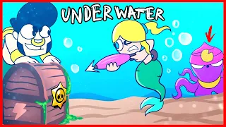 BRAWL STARS ANIMATION - BRAWLERS UNDERWATER