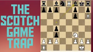 LEARN THE SCOTCH GAME TRAP | Chess Best Traps | @SKYEchess