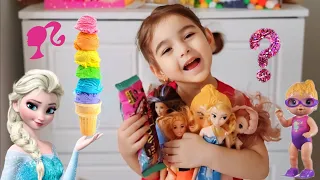 Oyuncak ve Dondurma Saklama Oyunu Oynadık | Eflin Bulabildi Mi Acaba #barbie #babyalive #elsa