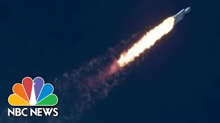 Watch Live: SpaceX Falcon Heavy Rocket Launches From Florida | NBC News