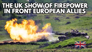 The UK Show of Firepower in the Balkans front NATO and European Allies Steadfast Defender 21