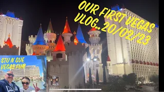 Our First Vegas Vlog..Travel days & Excalibur Hotel