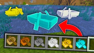 Minecraft Manhunt, But There Are Custom Boats...