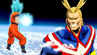 Goku Ascends to the next level against All-Might in GTA 5