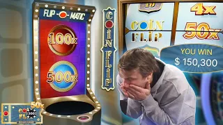 $150,000 CRAZY TIME COIN FLIP WIN! NEW WORLD RECORD?