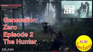 Generation Zero Episode 2. Gameplay completing The Hunter side mission.