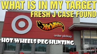 What is in my Target | Fresh J case Found | Hot wheels Peg hunting