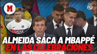 Almeida saca a Mbappé en la celebración del Madrid: "Los niños siempre dicen la verdad" I MARCA
