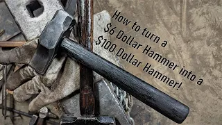 $6 Cheap Hammer into $100 Forging Hammer?!