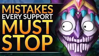 BIGGEST MISTAKES Every Support Makes: Here's Why You're Hardstuck at Low MMR - Dota 2 Pro Tips