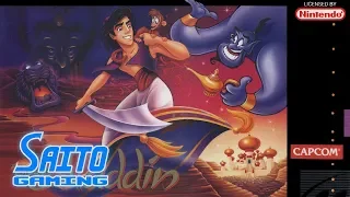 Disney's Aladdin (SNES) Complete Walkthrough (All Red Gems) + Ending (Credits)