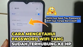 Cara Mengetahui Password Wifi yang Sudah Terhubung ke Hp Android Tanpa Barcode Tanpa Aplikasi