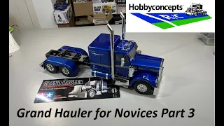 Tamiya 1/14 Grand Hauler Semi Truck Build for Novices - Part 3