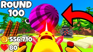 Can I BEAT The FINAL BOSS With The RAY OF DOOM? (Bloons First Person Shooter)