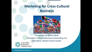 SIETAR USA Webinar Marketing for Cross Cultural Business Val Bath 10 10 18