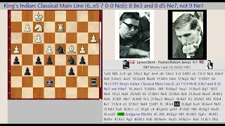 Bent Larsen vs Robert James Fischer, Monte Carlo 1967